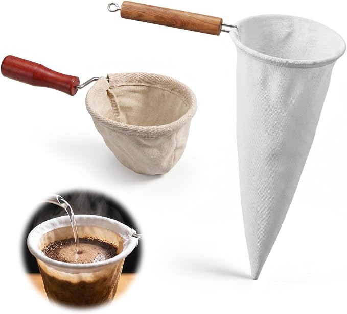 2PCS Cloth Coffee Filter Reusable Coffee Strainer Pour over Cup Strainer by Unknown