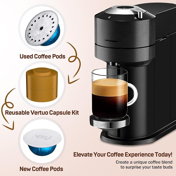 Nessus Reusable Vertuo Capsule Kit, - Image 4