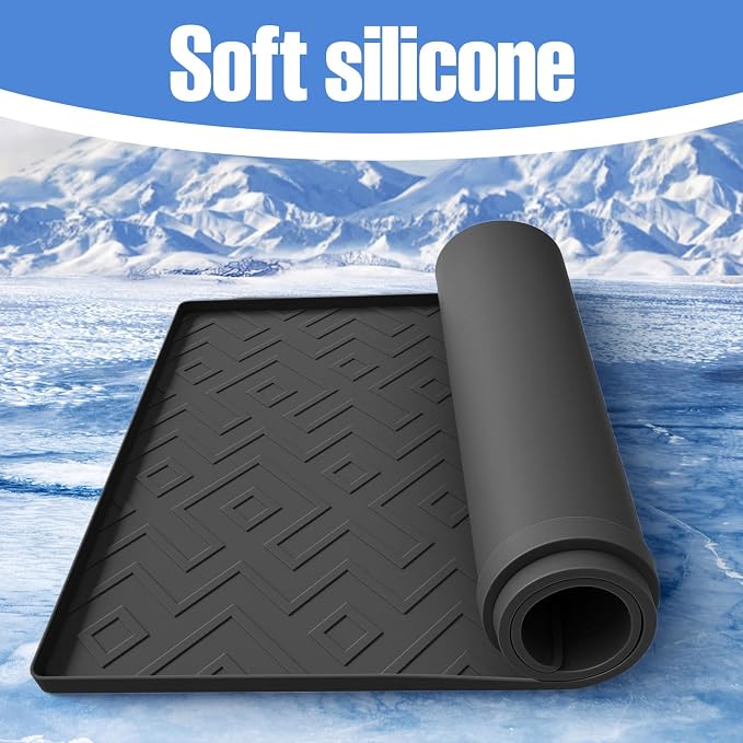 Water Cooler Mat – 19.7" x 19.7" Silicone Water Dispenser Mat - Image 7