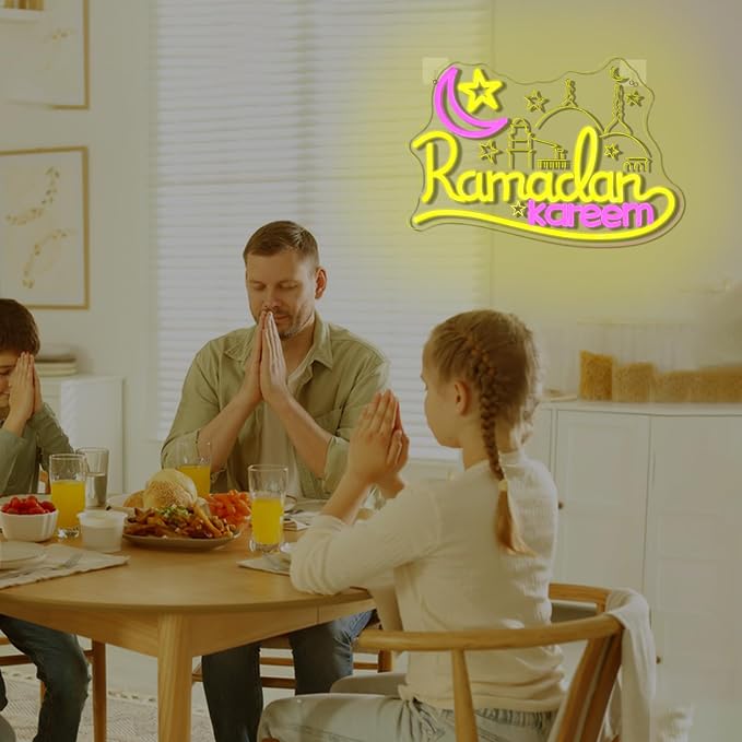 Ramadan Kareem Neon Sign for Wall Decor Dimmable Islamic Mubarak Led Neon - Image 7