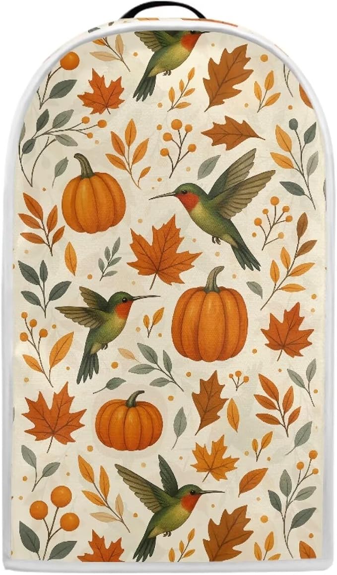 Pumpkin Hummingbird Blender Cover - Image 2