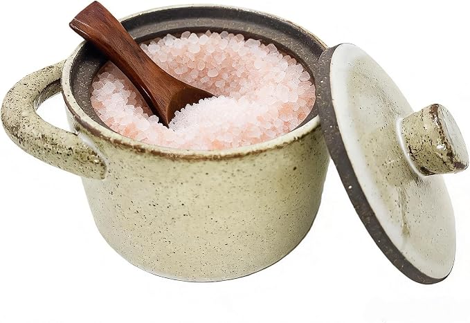 Speckled Ceramic Salt Cellar by Unknown