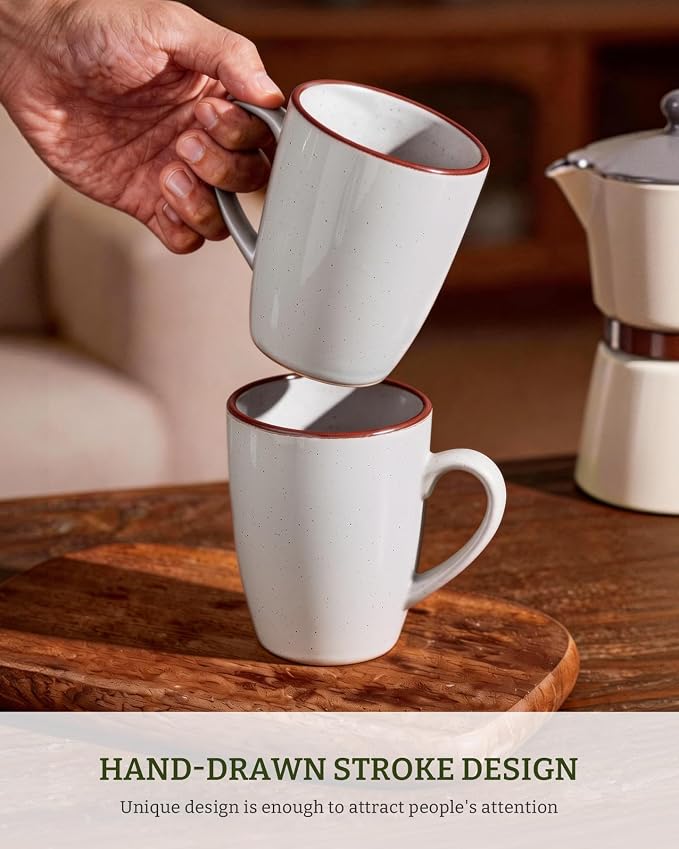 famiware Venus Coffee Mugs for 6, 13 oz Mug Set, Dringking Cup - Image 3