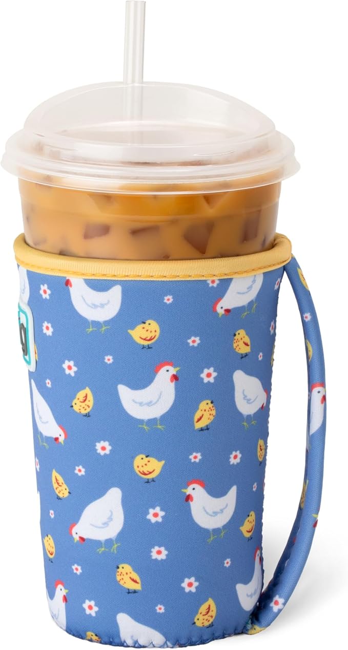 Swig Life Medium Iced Cup Coolie, Standard 22oz Iced Coffee Cup Insulator Sleeve - Image 2