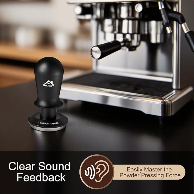 ShanSon 53mm Espresso Tamper, Coffee Accessories, Triple Spring 30lb Constant - Image 5