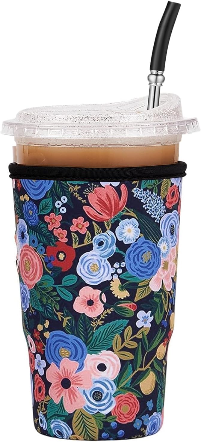 Iced Coffee Sleeve Reusable Large 30-32oz by Cavllson