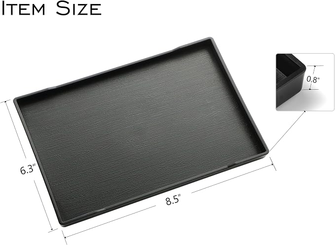 Small Black Mini Serving Tray | - Image 7