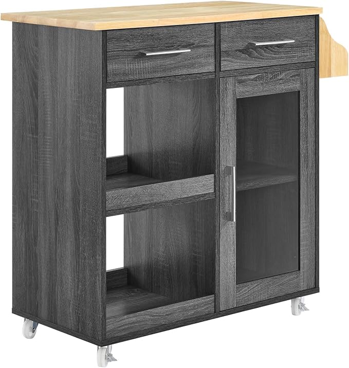 Modway Culinary Rolling Kitchen Cart by Modway