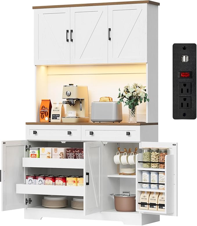 ELYKEN 71" Kitchen Pantry Cabinet by ELYKEN