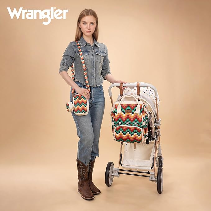 Montana West Wrangler Callie Diaper Bag Backpack - Image 5
