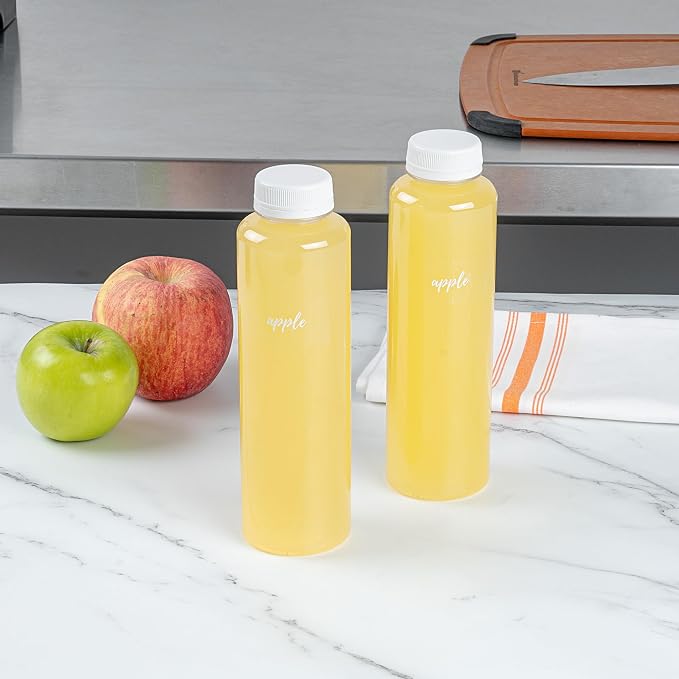 Restaurantware Label Tek 1.9 x 1 Inch Apple Juice Bottle Labels 100 - Image 4