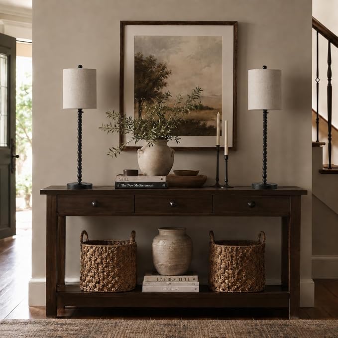 Buffet Lamps, Table Lamps Set of 2-30" H Tall - Image 6