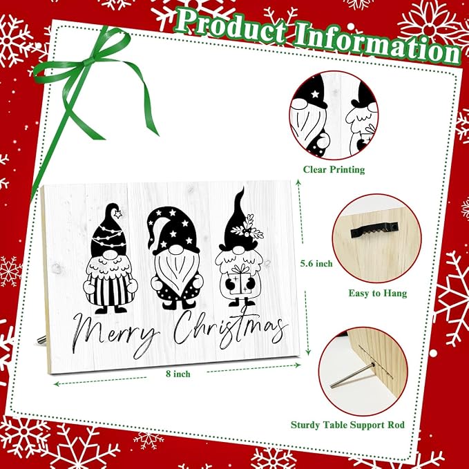 Santa Claus Merry Christmas Signs - Image 2