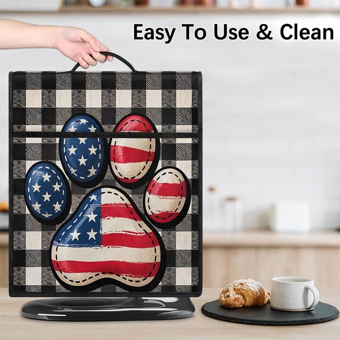 Paw Print Kitchen Aid Mixer Cover Compatible Stand Mixer Dust Cover | American - Image 6