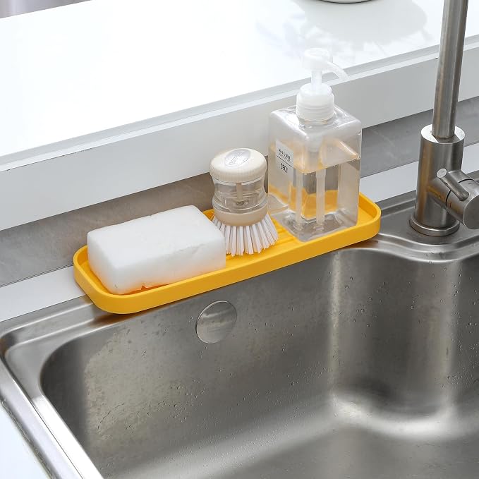 MicoYang Silicone Kitchen Sink Organizer Tray - Image 7