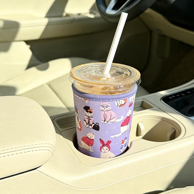 Reusable Iced Coffee Insulator Sleeve - Image 5