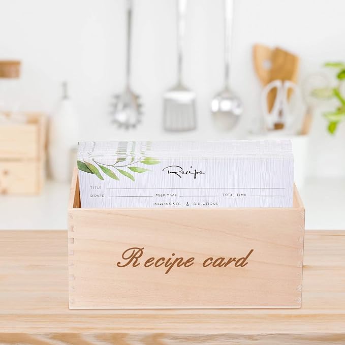 Outus 50 Pieces 4x6 Recipe Cards, Double Sided Blank Cards - Image 6