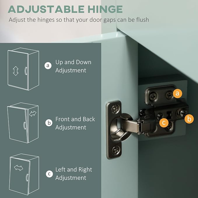 HOMCOM Kitchen Pantry Storage Cabinet - Image 7