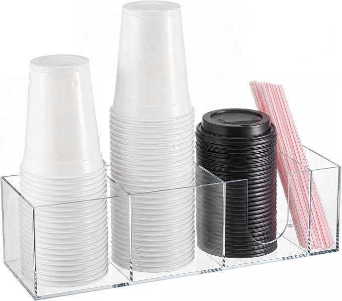 Novabright Acrylic Coffee Cup Holder by Unknown