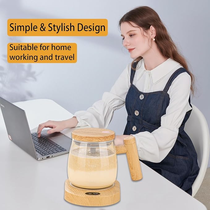 Self Stirring Mug, 400ML Self Stirring Coffee Mug Electric Mixing Mug High - Image 7