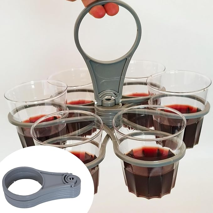 Fold Away Cup Carrier, Hand Carry Cup Lifter, Cup by Unknown