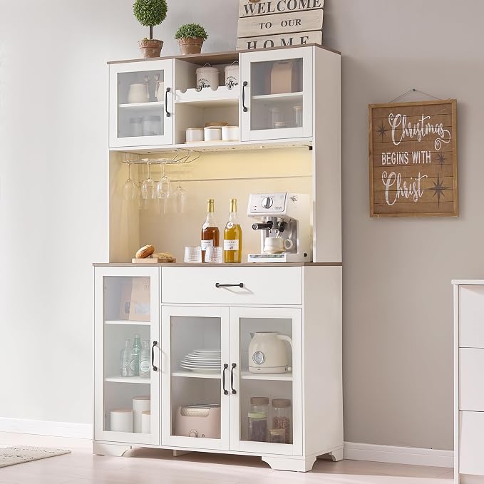 Fatmok 71" Tall Pantry Cabinet - Image 7