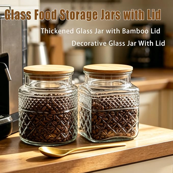 Viovian Decorative Glass Jar - Image 5