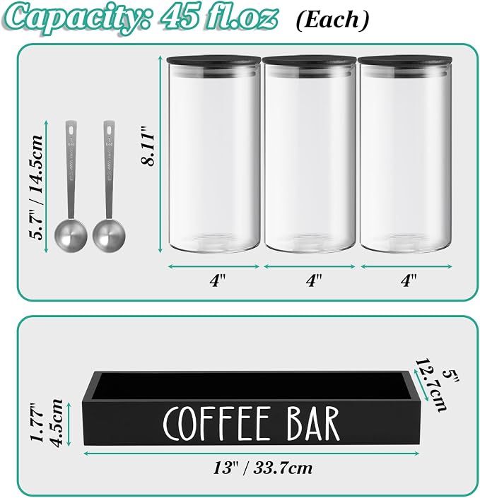 Glass Coffee Canister for Ground Coffee - Image 5