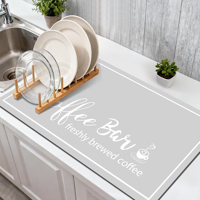 Findosom Dish Drying Mat, Cuttable Drying Mat - Image 5