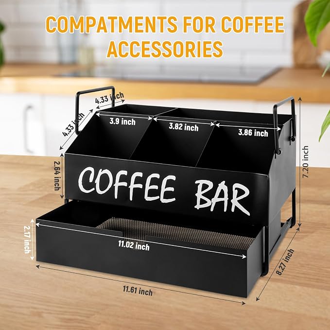 Coffee Bar Accessories Organizer - Image 3