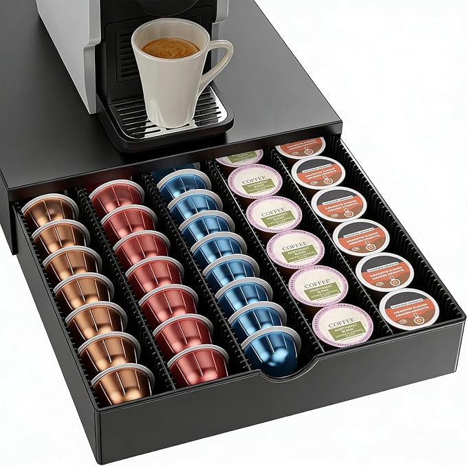 Coffee Pods Drawer Organizer Compatible by OUTIOE