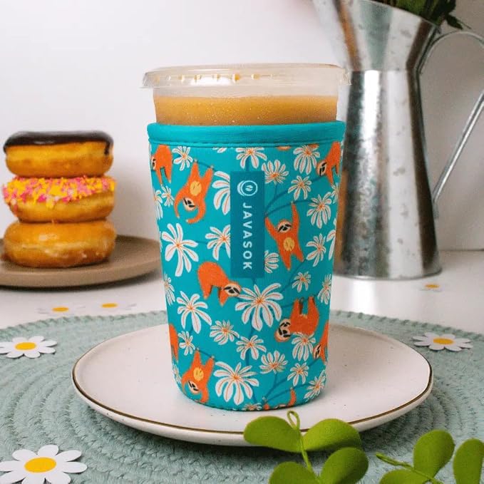 Sok It JavaSok Iced Coffee & Cold Soda Insulated Neoprene Cup Sleeve - Image 2