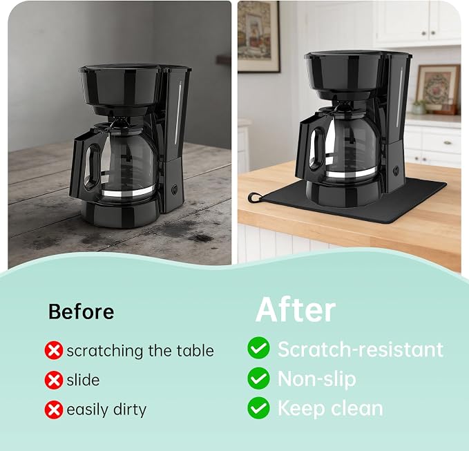 Sliding Pad for BLACK+DECKER 12-Cup Coffee Maker- Smooth Glide - Image 6