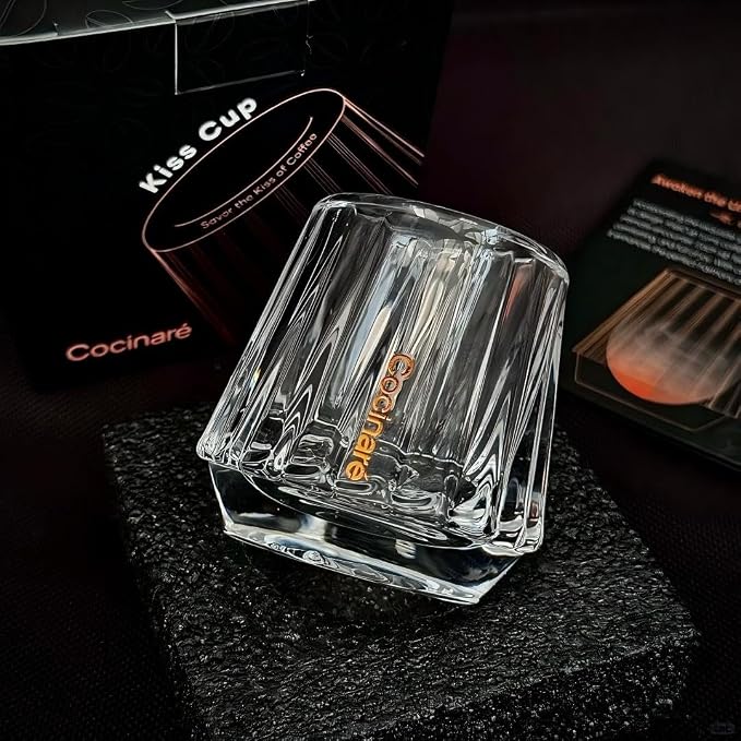 Cocinare Espresso Cups Set of 2, Crystal Clear Espresso Shot Glasses, Ideal - Image 7
