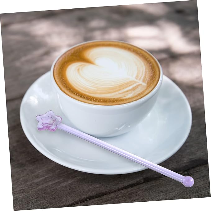 PRETYZOOM 2pcs Glass Stirrers for Coffee Bar Handheld Drink Mixers Cocktail - Image 2