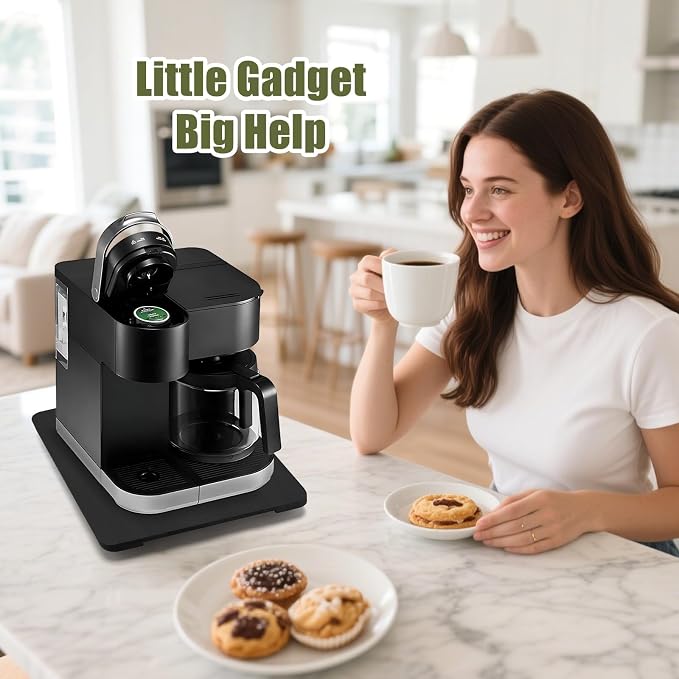 360° Rolling Tray for Coffee Maker, Sliding Tray Countertop Appliance Slider - Image 6