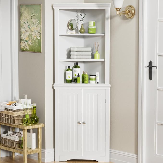 YESHOMY Corner Cabinet, Storage Cupboard by SearchallYESHOMY