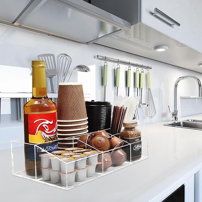 Acrylic Coffee Bar Station Organizer - Image 7