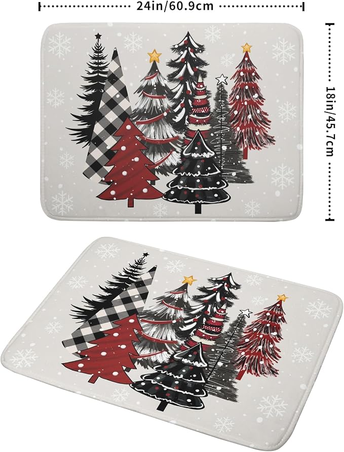 Christmas Dish Drying Mat 18x24 Inches - Image 2