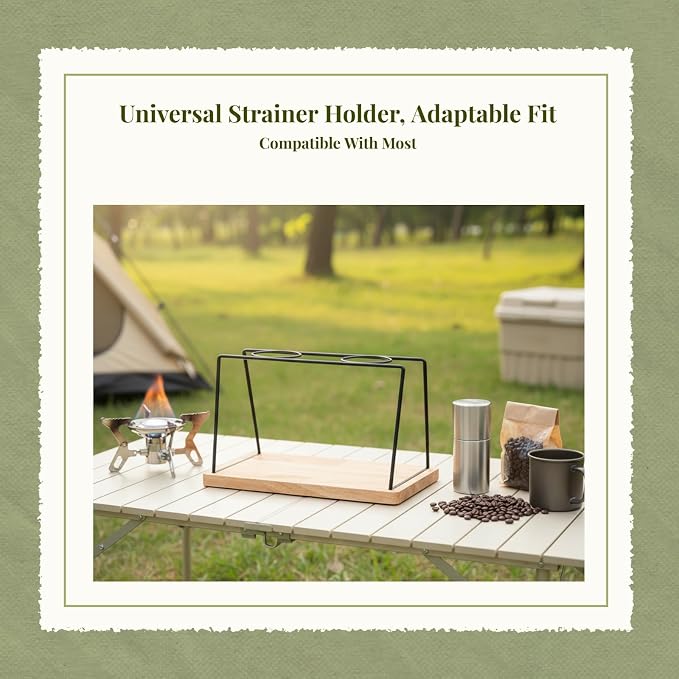 Coffee Dripper Stand, Double Holes - Image 4