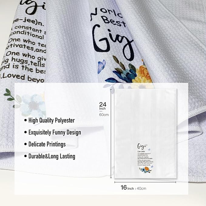 Kitchen Towels for Gigi-Funny Joked Hand Dish Kitchen DéCor, Hilarious - Image 4