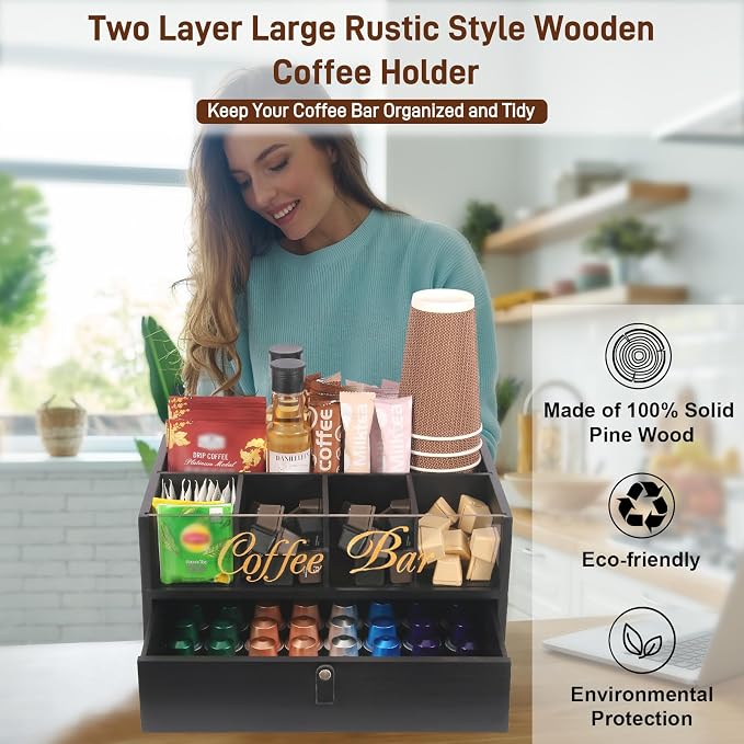 2-Tier Coffee Bar Organizer - Image 3