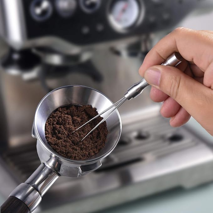 Espresso Coffee Stirrer, MATOW Stainless Steel Mini Whisk - Image 4
