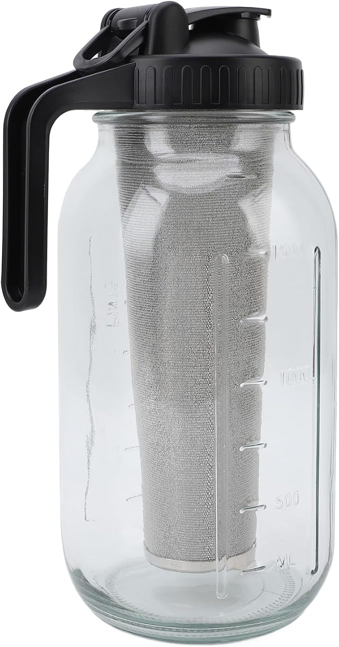 Cold Brew Coffee Maker, Thick Glass Pitcher by Unknown
