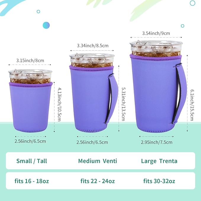 Iced Coffee Sleeve Insulator Sleeves - Image 2
