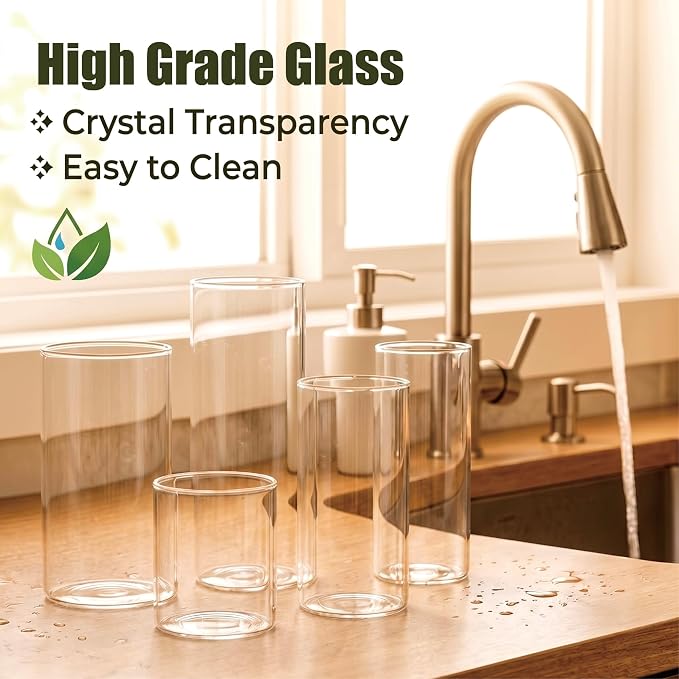 3 Pack 1200 ML / 40 FL Oz Glass Storage Container - Image 4