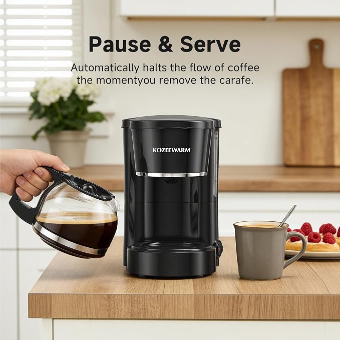 Coffee Maker, 5 Cup Drip Coffee Machine | - Image 8