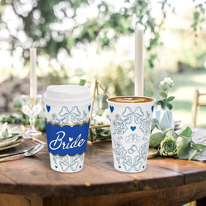 JarThenaAMCS 50 Sets Wedding Coffee Cups - Image 5