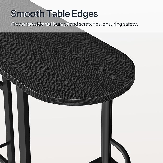 HOOBRO L-Shaped Bar Table, Home Bar Unit - Image 8