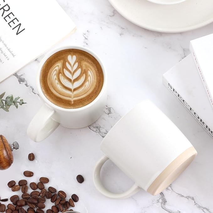 Coffee Mugs Set of 6, 14 oz Coffee Cups Ceramic, Ceramic Cup Set - Image 4